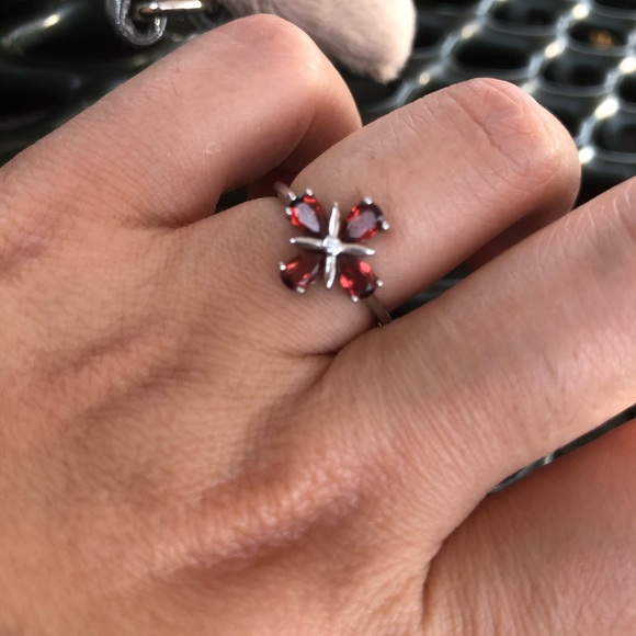 Genuine garnet ring - Picture 5 of 7